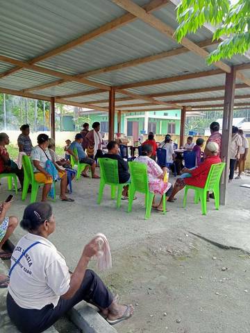 Puluhan Lansia di Skouw Mabo Antusias Ikuti Posyandu