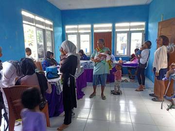 Posyandu Bayi Balita Skouw Mabo Fokus Pantau Kesehatan