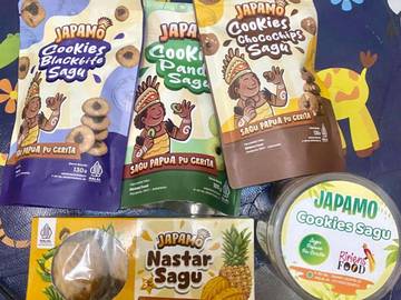 Oleh-Oleh Khas Papua Japamo, Camilan Sehat Berbahan Sagu