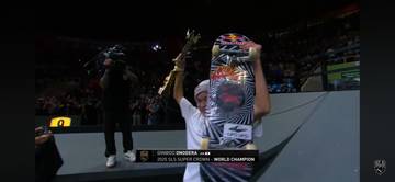 Ginwoo Onodera Juara Dunia Skateboard SLS 2025