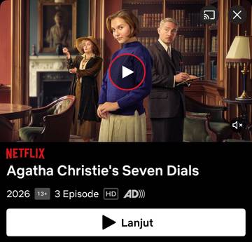 Netflix Angkat Misteri Seven Dials Karya Agatha Christie