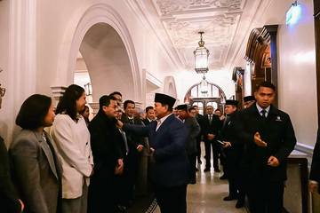 Tiba di London, Presiden Bangkitkan Semangat Pelajar Perantauan