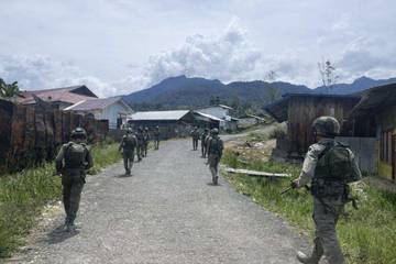 Satgas ODC Menggelar Patroli Humanis di Kabupaten Puncak