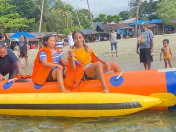 Banana Boat, Daya Tarik Wisata di Pantai Amai