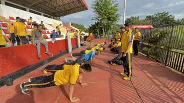 Polresta Jayapura Kota Gelar Tes Kesamaptaan Jasmani