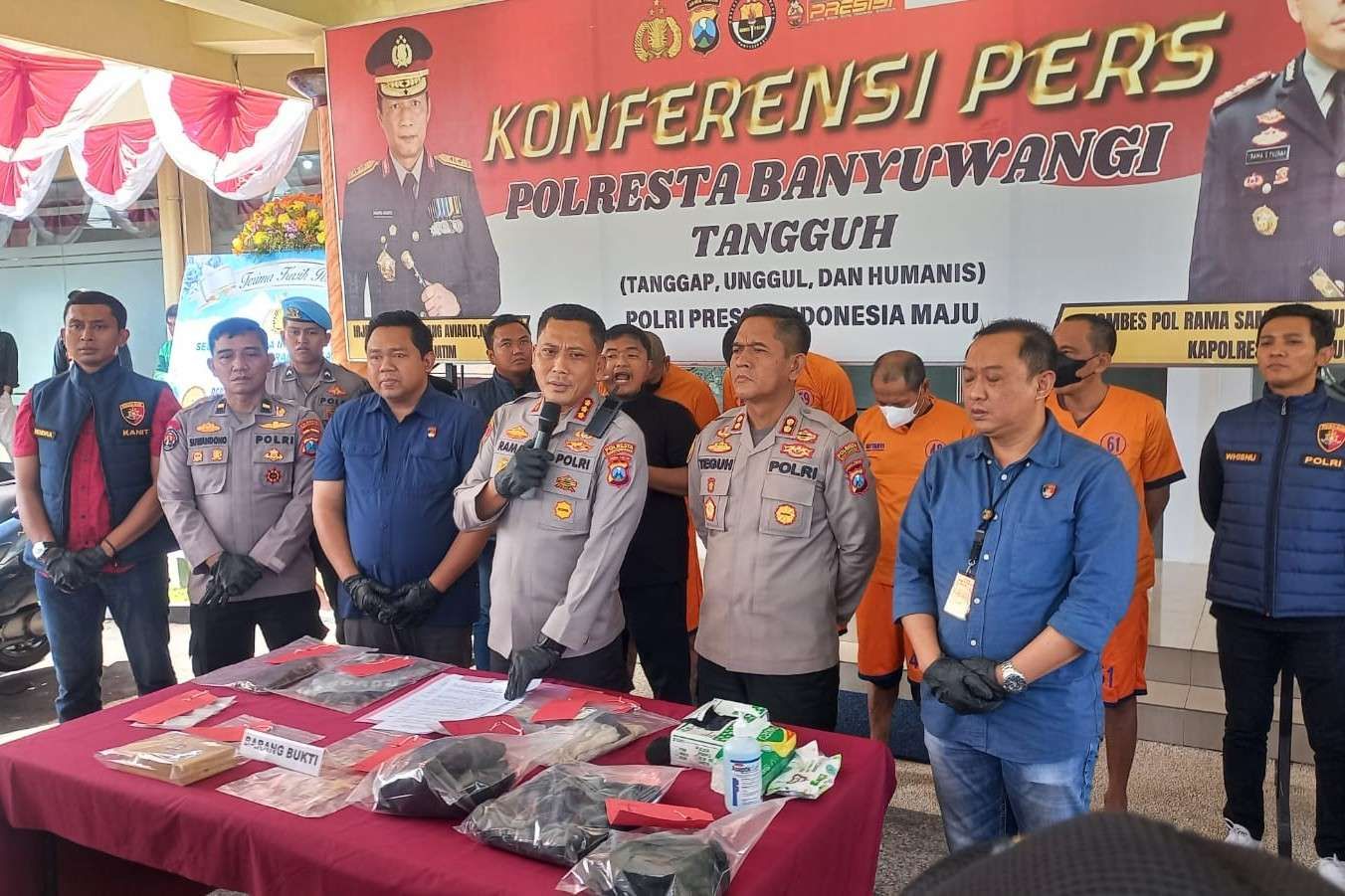 Polresta Banyuwangi Bongkar Sindikat Pencurian Motor