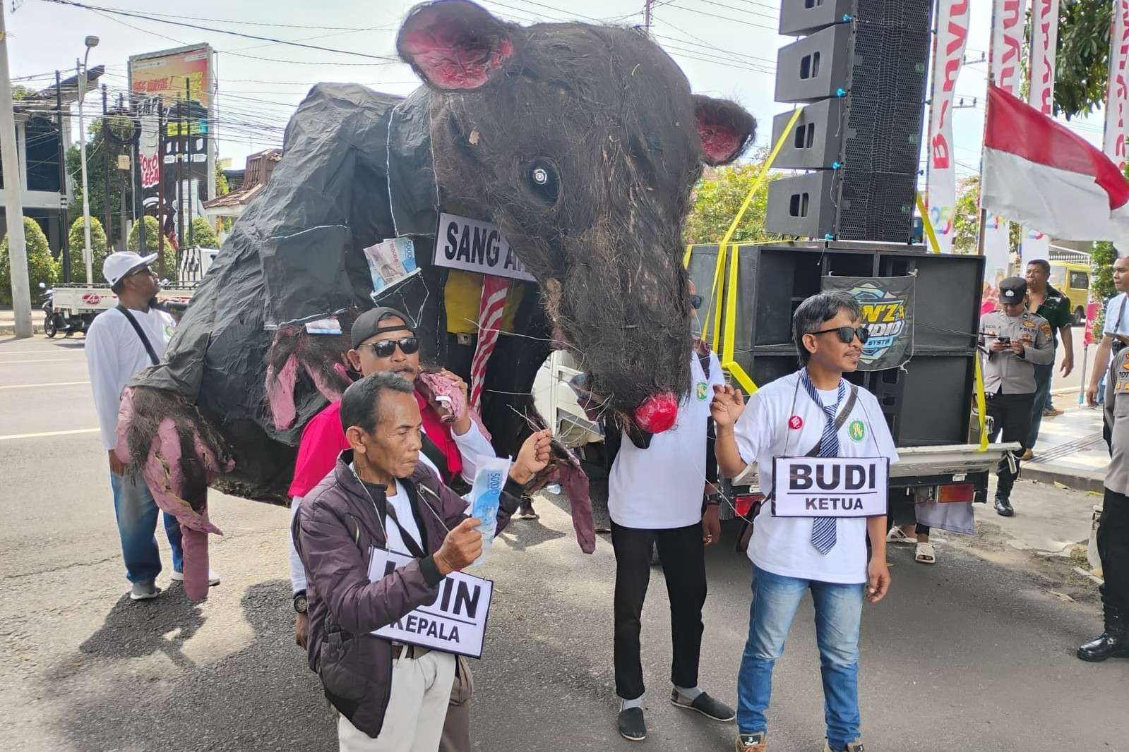 Aktivis Gelar Aksi Anti Korupsi di Banyuwangi