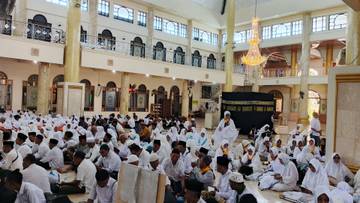 Ratusan Jamaah Calon Haji Latihan Praktik Manasik