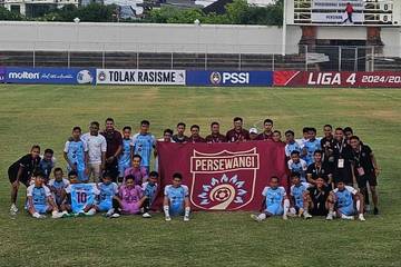 Hattrick Yusuf Efendi Antarkan Persewangi ke 16 Besar Liga 4 Nasional