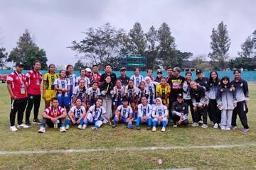 Tim Sepak Bola Putri Banyuwangi Ditahan Imbang Batu