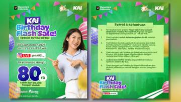Warga Antusias Sambut Promo HUT KAI