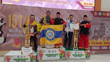 Tapak Suci UNEJ Juara Umum 3 Airlangga Championship