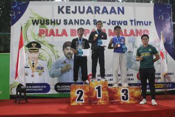 Wushu Banyuwangi Sabet 16 Medali di Malang