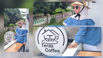 Konsep Alam Terbuka Teras Coffe 