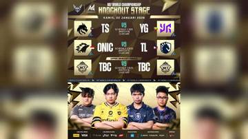 Jadwal Lower Bracket Knockout M7, ONIC Tantang TLPH