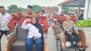 Yayasan GSN Bagikan 200 Becak kepada Lansia