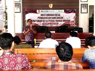 Migrant CARE dan Pemerintah Desa Rampungkan Raperdes