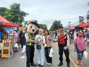 Satlantas Sosialisasi Operasi Keselamatan Semeru di CFD