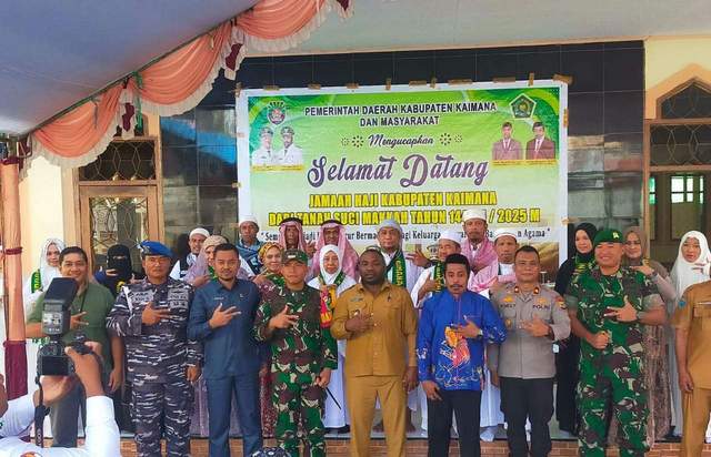 Wakil Bupati Kaimana Sambut Kepulangan Jamaah Haji