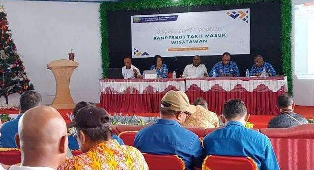 Disbudpar Kaimana Dorong Transparansi Tarif Masuk Wisata