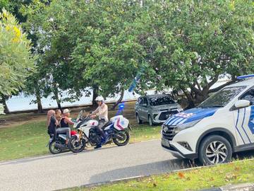 Hunting Satlantas Polres Kaimana Tertibkan Pengendara Roda 2