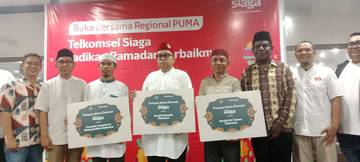 Telkomsel Area Pamasuka Beri Donasi Siaga di Kaimana