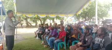   Kapolres Kaimana Gelar “Coffee Morning” Bersama Komunitas Ojek