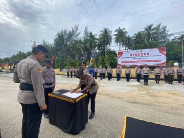 IPDA Rikky Eramuri, Resmi Jabat Kapolsek Teluk Etna