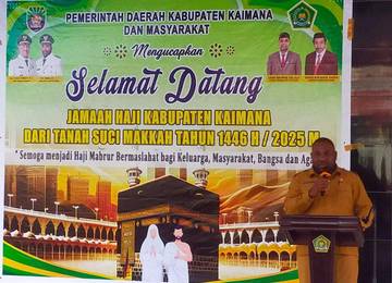 Wabup Kaimana Tekankan Nilai Sosial Haji Mabrur
