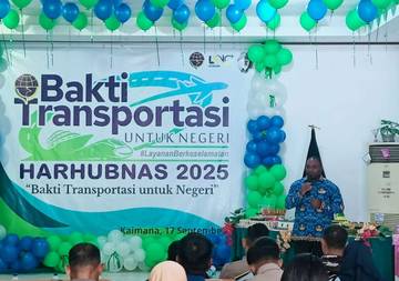 Wabup Kaimana Pimpin Upacara Peringatan Hari Perhubungan Nasional