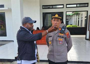 Polres Kaimana Sukses Amankan Aksi Demo Damai