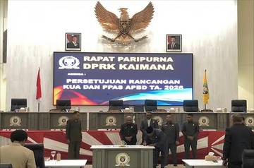DPRK Kaimana Gelar Paripurna Pengesahan APBD 2026