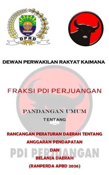 APBD 2026 Dinilai PDI Perjuangan  Perlu Arah Jelas