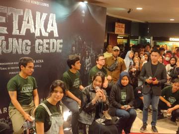 Artis Petaka Gunung Gede Cinema Visit di Kediri