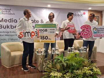 Ramadan-Lebaran, Indosat Optimis Trafik Data Meningkat 12,2 Persen 