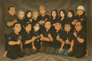 Tren Foto Animasi Jepang Ramaikan Idulfitri 2025