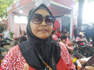 Anggota NPCI Kabupaten Kediri Juara Kediri Half Marathon 2025