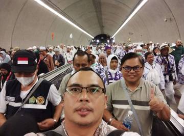 Sebanyak 377 Jemaah Selesai Lempar Jumrah Hari Tasyrik