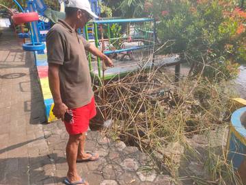 Pasca Banjir Wisata Gronjong Wariti Kabupaten Kediri Berbenah 
