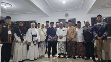 Tujuh Jemaah Haji Kloter 3 Jombang Telah Tiba