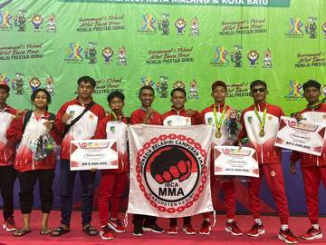 Porprov Jatim, Atlet IBCA-MMA Kabupaten Kediri Borong Medali