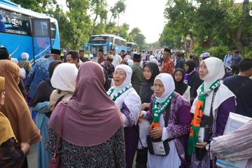 Enam Kloter Jemaah Haji Kabupaten Kediri Telah Tiba