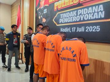 Polres Kediri Amankan Enam Oknum Pesilat 