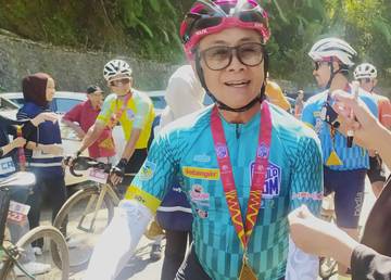 Semangat Dwi Soetjipto Taklukan Kediri Dholo KOM 2025