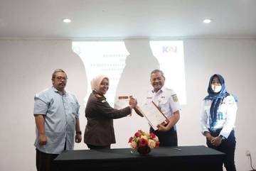 KAI Dan Kejari Kota Kediri MOU Penjagaan Aset