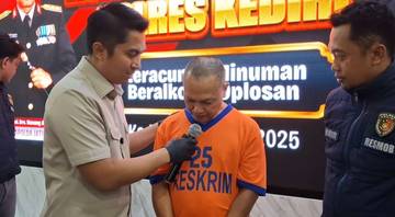 Tragedi Miras Oplosan, Polres Kediri Tangkap Satu Pelaku