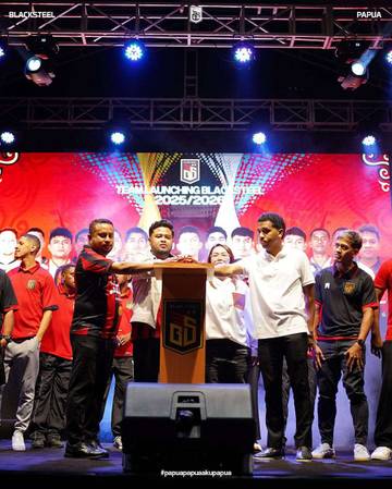 Blacksteel Papua Resmi Launching Tim PFL 2025
