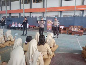 Polres Kediri Ajak Pelajar Produktif Tanpa Narkoba