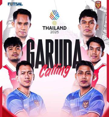 Persiapan Sea Games, Timnas Futsal Panggil 20 Pemain