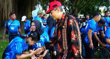 Pemkab Kediri Lepas Kontingen NPCI ikuti Paralimpiade Jatim